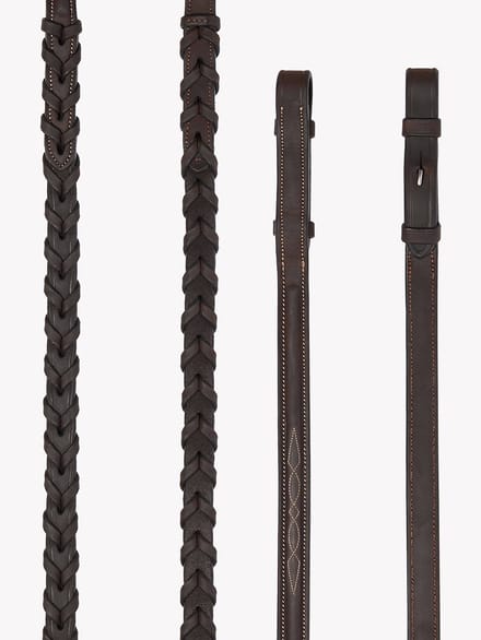 Lemieux Teugels Lemieux Hunter Leather Laced Bruin-zilver