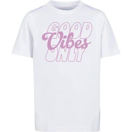 Kinder-T-shirt Mister Tee Good Vibes Only Wording