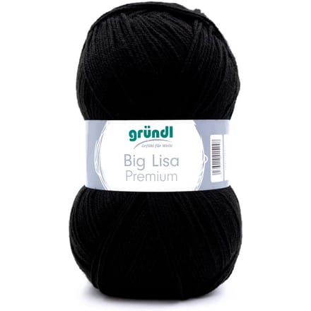 Wol Gründl "Big Lisa Premium" - Zwart