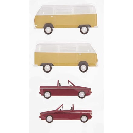 Rico Design Gel stickers "FIGURICO" - Auto's