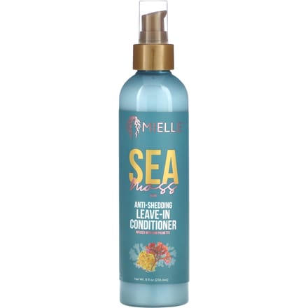 Mielle, Anti-chute, Après-shampoing sans rinçage, Mélange de mousse de mer, 237 ml (236,6 ml) blue