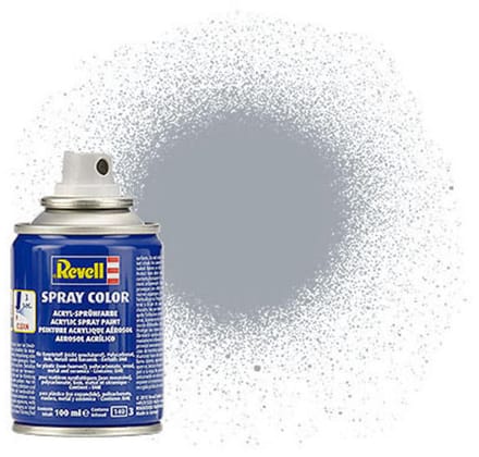 Revell Hobbyverf Acrylverf - #90 Silver - Metallic - Acryl Spray - Verf spuitbus - 100 ml