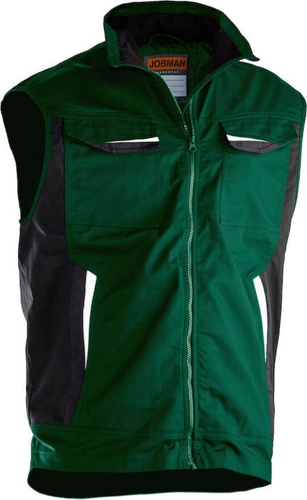 Jobman 7507 Service Vest 65750720 - Bosgroen - M