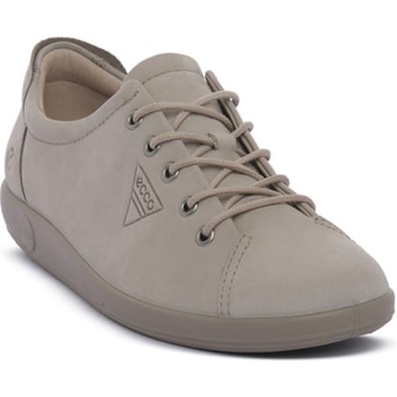 Ecco Dames Veterschoen Soft 2.0 - 206503-61510 Beige/Grijs - Maat 38