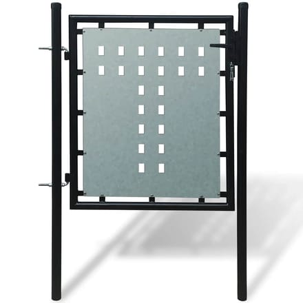 vidaXL - Zwarte - enkele - deur - 100x100 - cm