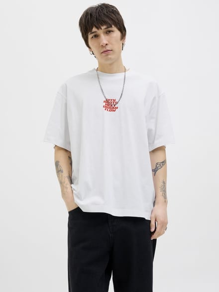 Jack & Jones T-shirts Achterkant bedrukt T-shirts