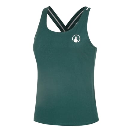 Quiet Please Serve & Volley Tanktop Dames-groen