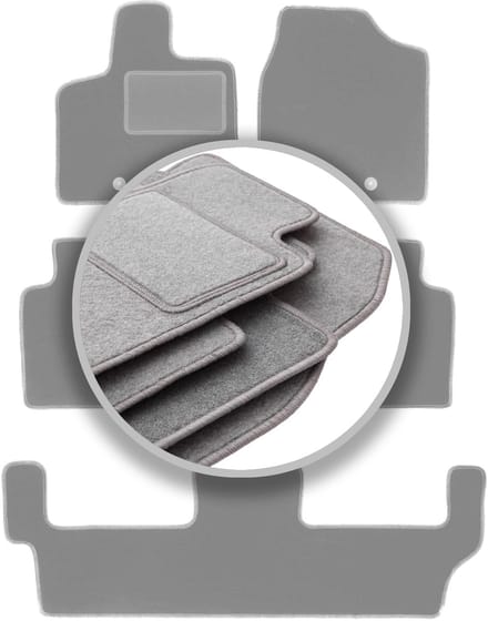 Grijze automatten voor: Chrysler Voyager V FL 7-zits (2011-2016)