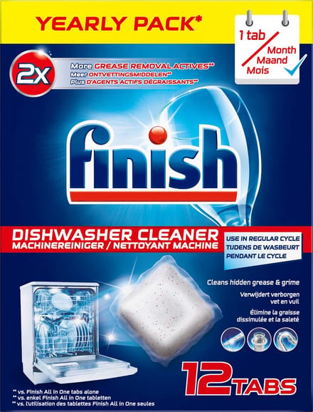 Finish Machinereiniger Tijdens de Wasbeurt - 12 Stuks