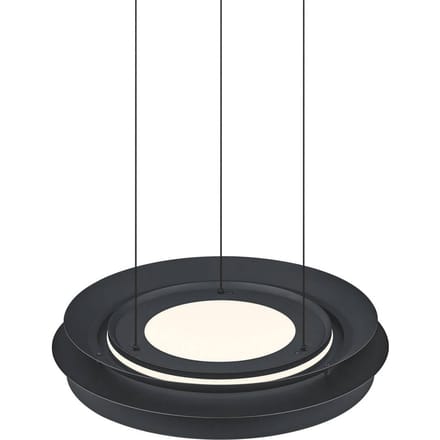 HELL LED hanglamp Lys, zwart, Ø 45 cm, CCT, afstandsbediening