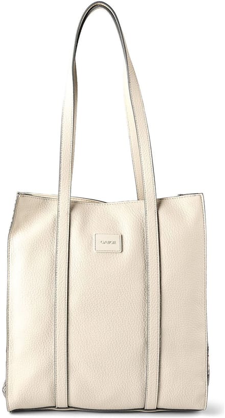 Gabor shopper Elfie Luxe Zip Tote Bag Snake Beige crème
