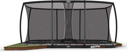 BERG Sport Flatground Pro Bouncer Trampoline - 500 cm - incl. veiligheidsnet deluxe XL