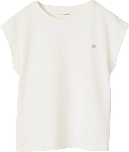 Vertbaudet Effen Basics meisjesshirt met korte mouwen