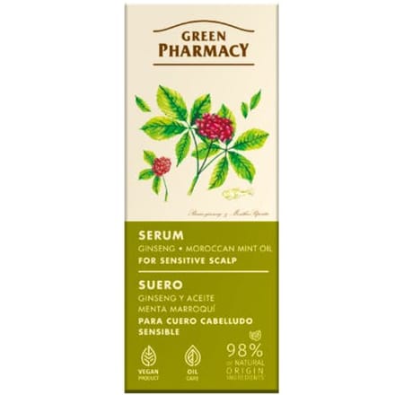 Green Pharmacy Ginseng And Morrocan Mint Oil Serum For Sensitive Scalp 100 ml