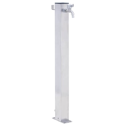 vidaXL - Waterzuil - vierkant - 40 - cm - roestvrij - staal