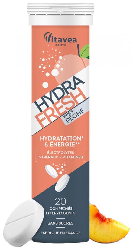 Vitavea Hydrafresh Hydratatie & Energie 20 Bruistabletten (Smaak : Vissen)