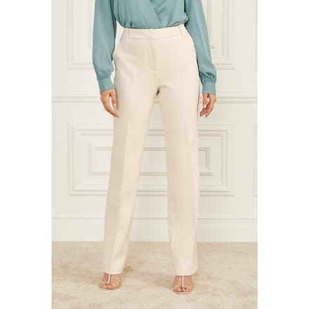 GUESS Marciano By  Jenny Pant Eggshell Ecru Taglia: 44 | Pantaloni da completo Outlet | Donna | Marrone