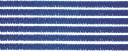 Chenilledraad - 20x - blauw - 50 cm - hobby/knutsel materialen