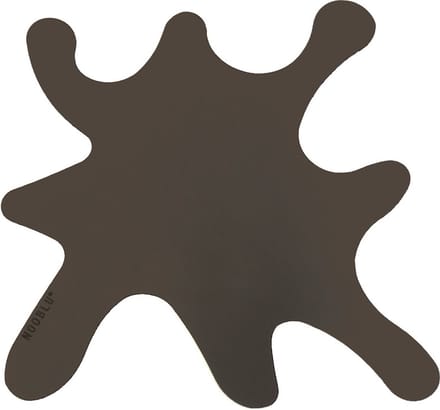 NOOBLU SPLASH onderzetters 15 x 15 cm - Kleur: Chocolate brown, Aantal: set van 4
