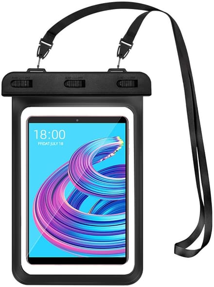 Waterdichte hoes voor 7,9 inch tablet Zwart