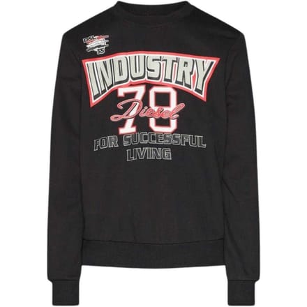 Diesel Unisex Volwassenen Industry 78 Logo Sweatshirt (Zwart)