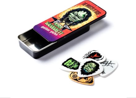 Jim Dunlop Kirk Hammett - Plectrums - Monster Loose - 0,88 mm - Pick Tin 6 Stuks