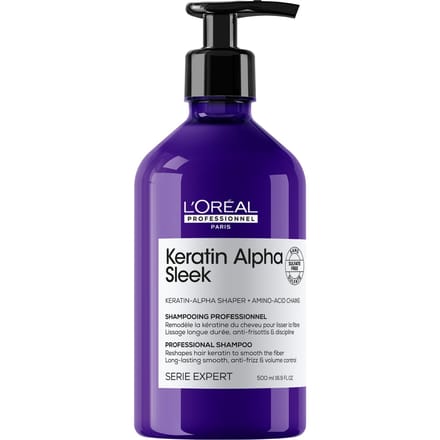 L’Oréal Professionnel Paris Serie Expert Keratin Alpha Sleek Shampoo Keratine shampoo Dames 500 ml