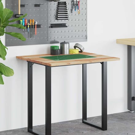 vidaXL - Bureaublad - met - olieafwerking - 100x60x2 - cm - massief - acaciahout