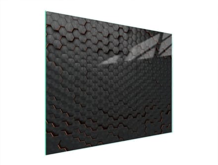 TMK ArtDeko - Snijplank Glas - 52x40 cm - Zwart - Veilig - Multifunctioneel