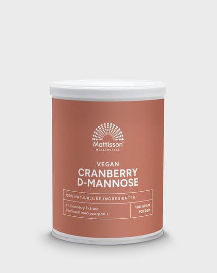 Mattisson - Cranberry D-Mannose Poeder - 100 Gram