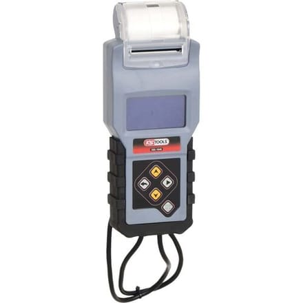 KS TOOLS 12V Digitale accu- en laadsysteemtester met geïntegreerde printer - 550.1646