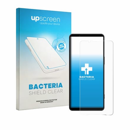 upscreen - Screenprotector voor Sony Xperia 1 VIII - Folie Beschermfolie transparant antibacterieel
