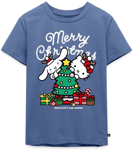 Hello Kitty En Cinnamoroll Kerstontwerp Premium T Shirt Kinderen