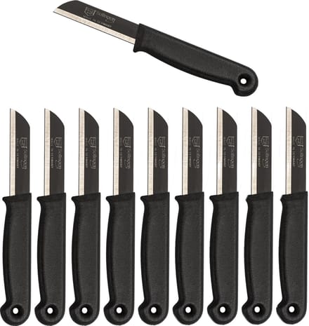 Solingen Schilmesje Duits - Zwart - RVS 16 cm. - 500 stuks