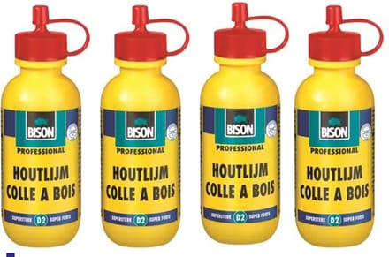 Bison® Houtlijm 75gr d2 - 4 stuks - KD set