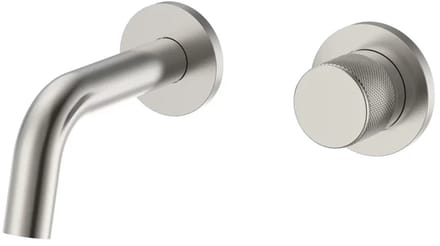 DutchLine S-Grip Fonteinkraan - afbouwdeel - Geborsteld Staal