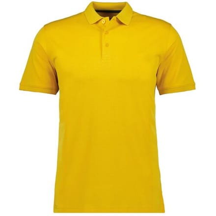Ragman Uni Polo Light Cotton Mix Geel Melange / male
