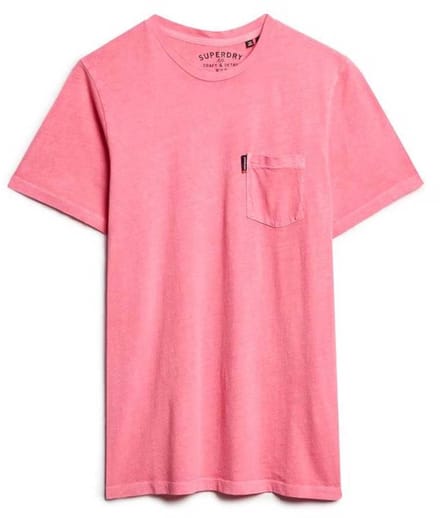 Superdry - Classic Essential T-shirt met Zak - Heren - T-shirts