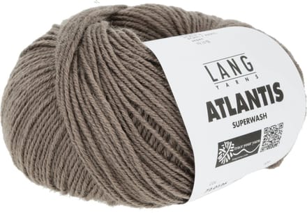 Lang Yarns Atlantis - 126 asbruin - Wol/Acryl-Mix Garen