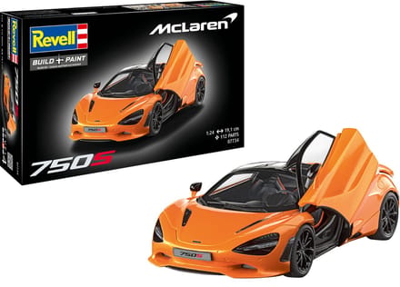 Revell Modelbouwpakket Militaire voertuigen - 07734 McLaren 750S - Britse Auto Plastic - 1:24 - Modelbouw