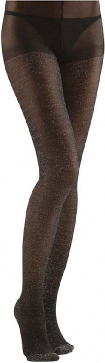 Zwarte glitter panty 40 denier