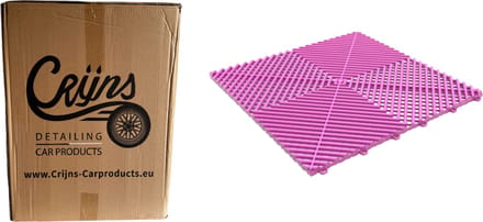 CRIJNS - Dalles - Floor Tiles - Trax - PRO - 39,50x39,50cm - BOX - 30 Items - Fluo Pink