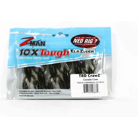 Zman zacht kunstaas TRD Crawz 2,5 inch 6/pack Canada Craw (3370)