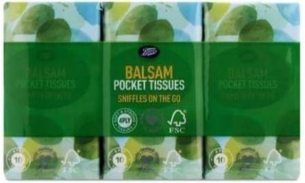 Boots Balsam Pocket Tissue