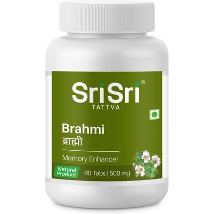 Brahmi (60 tabbladen, 500 mg), Brahmi, Sri Sri Tattva