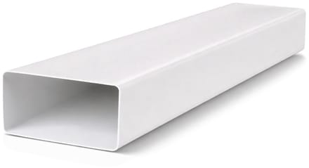 Ventilatiekanaal vlak 220x90 mm luchtkanaal 100 cm