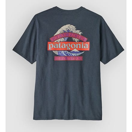Patagonia Great Waves Responsibili- T-Shirt blauw