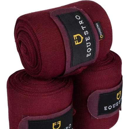Wollen rustbanden voor paarden Equestro (x4)