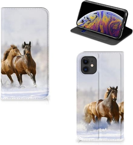 Apple iPhone 11 Hoesje maken Paarden