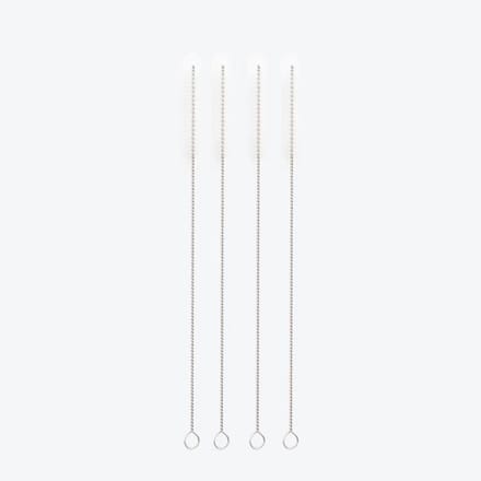 Point-Virgule set van 4 reinigingsborsteltjes voor cocktailrietjes 20cm